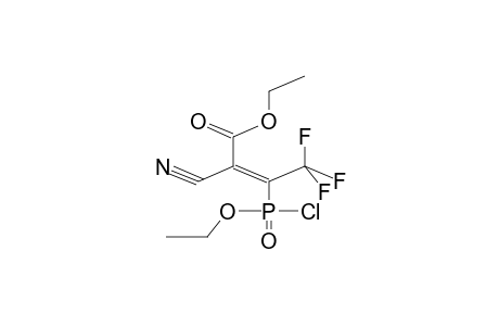 O-ETHYL(2-CYANO-2-ETHOXYCARBONYL-1-TRIFLUOROMETHYLVINYL)CHLOROPHOSPHONATE (ISOMER 1)