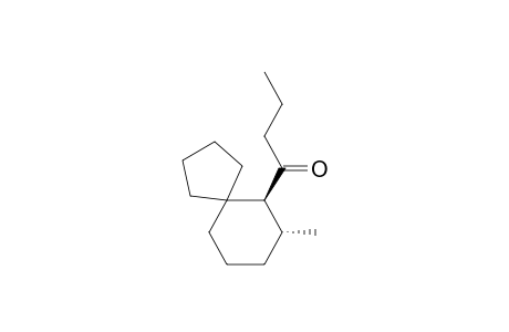 1-(rel-(6S,7R)-7-methylspiro[4.5]decane-6-yl)butane-1-one