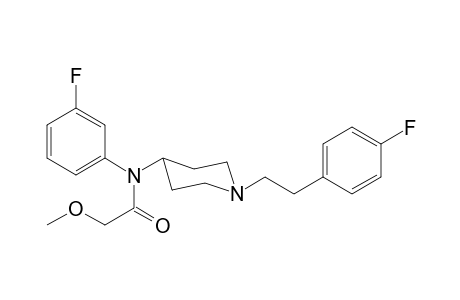2-Methoxy-N-(3-fluorophenyl)-N-(1-[2-(4-fluorophenyl)ethyl]piperidin-4-yl)acetamide