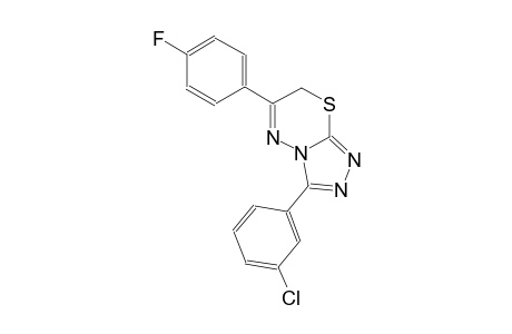 3-(3-chlorophenyl)-6-(4-fluorophenyl)-7H-[1,2,4]triazolo[3,4-b][1,3,4]thiadiazine