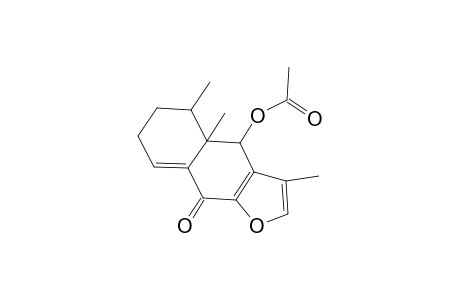 Naphtho[2,3-b]furan-9(4H)-one, 4-(acetyloxy)-4a,5,6,7-tetrahydro-3,4a,5-trimethyl-, [4S-(4.alpha.,4a.alpha.,5.alpha.)]-