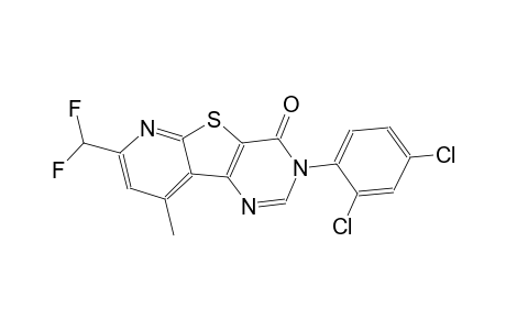 3-(2,4-dichlorophenyl)-7-(difluoromethyl)-9-methylpyrido[3',2':4,5]thieno[3,2-d]pyrimidin-4(3H)-one