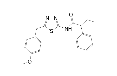 N-[5-(4-methoxybenzyl)-1,3,4-thiadiazol-2-yl]-2-phenylbutanamide