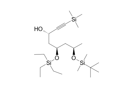 (3S,5S,7R)-7-(tert-Butyldimethylsilyloxy)-5-(triethylsilyloxy)-1-(trimethylsilyl)oct-1-yn-3-ol