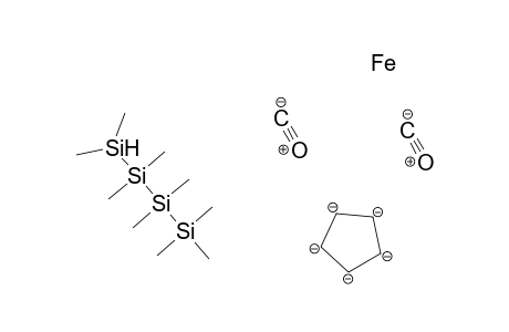 Iron, dicarbonyl(.eta.5-2,4-cyclopentadien-1-yl)(nonamethyltetrasilanyl)-