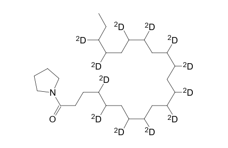 3,4,6,7,9,10,12,13,15,16,18,19-dodecadeutero-N-heneicosylcarbonyl-pyrrolidine