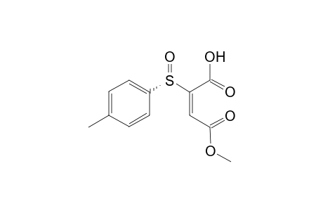 (E)-(S)s-3-Methoxycarbonyl-3-p-tolylsulfinylpropenoic acid