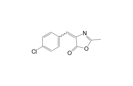4-(p-chlorobenzylidene)-2-methyl-2-oxazolin-5-one