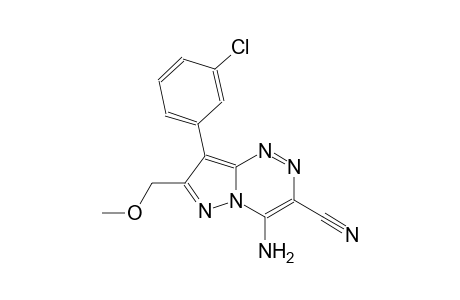 pyrazolo[5,1-c][1,2,4]triazine-3-carbonitrile, 4-amino-8-(3-chlorophenyl)-7-(methoxymethyl)-