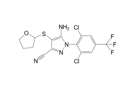 5-Amino-1-(2,6-dichloro-4-(trifluoromethyl)phenyl)-4-(tetrahydrofuran-2-ylthio)-1H-pyrazole-3-carbonitrile