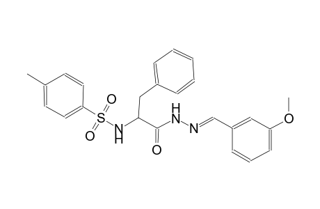 N-[(E)-(3-methoxyphenyl)methyleneamino]-3-phenyl-2-(p-tolylsulfonylamino)propanamide