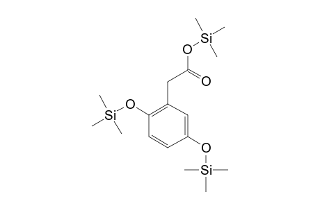 Benzeneacetic acid, 2,5-bis[(trimethylsilyl)oxy]-, trimethylsilyl ester