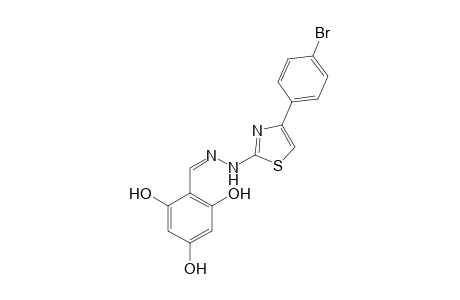2-(2,4,6-Trihydroxybenzylidine)hydrazinyl-4-(4-bromophenyl) thiazole