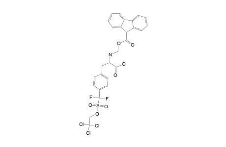 3-[4-[DIFLUORO-[(2,2,2-TRICHLOROETHOXY)-SULFONYL]-METHYL]-PHENYL]-2-[[(9H-9-FLUORENYLMETHOXY)-CARBONYL]-AMINO]-PROPANOIC-ACID