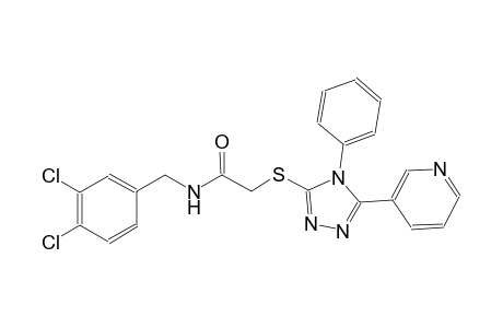 N-(3,4-dichlorobenzyl)-2-{[4-phenyl-5-(3-pyridinyl)-4H-1,2,4-triazol-3-yl]sulfanyl}acetamide