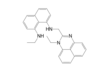 1-Ethylamino-8-[(1-ethyl-2-perimidinyl)methylamino]naphthalene