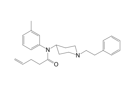 N-(3-Methylphenyl)-N-(1-(2-phenylethyl)piperidin-4-yl)pent-4-enamide