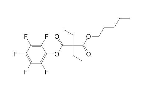 Diethylmalonic acid, pentafluorophenyl pentyl ester