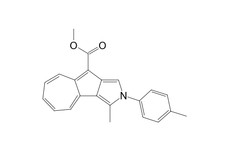 3-Methyl-2-(4-methylphenyl)-9-azuleno[1,2-c]pyrrolecarboxylic acid methyl ester