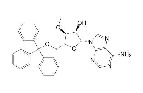 Adenosine, 3'-O-methyl-5'-O-(triphenylmethyl)-