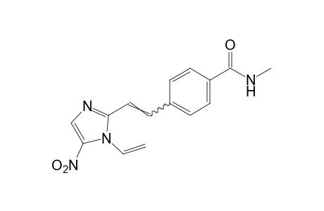N-methyl-p-[2-(5-nitro-1-vinylimidazol-2-yl)vinyl]benzamide