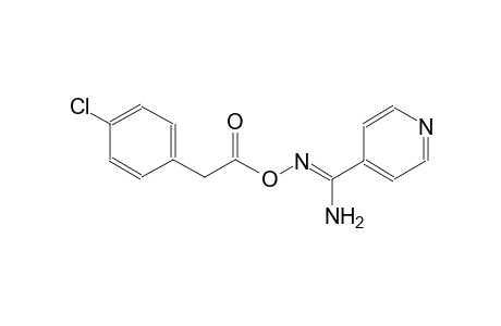 4-pyridinecarboximidamide, N'-[[2-(4-chlorophenyl)acetyl]oxy]-