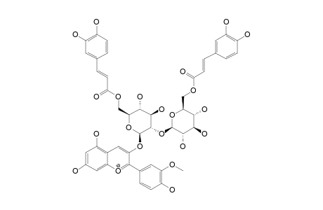 PEONIDIN-3-O-[6-O-(E)-CAFFEOYL-[2-O-(6-O-(E)-CAFFELOYL)-BETA-D-GLUCOPYRANOSYL]-BETA-D-GLUCOPYRANOSIDE]