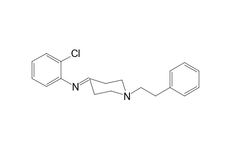 N-(2-Chlorophenyl)-1-(2-phenylethyl)piperidin-4-imine