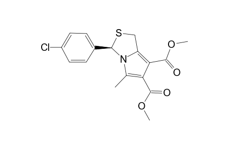 1H-Pyrrolo[1,2-c]thiazole-6,7-dicarboxylic acid, 3-(4-chlorophenyl)-5-methyl-, dimethyl ester