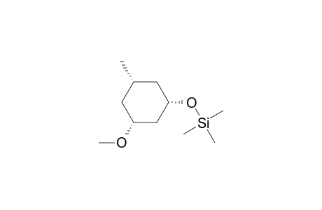 Silane, [(3-methoxy-5-methylcyclohexyl)oxy]trimethyl-, (1.alpha.,3.alpha.,5.alpha.)-