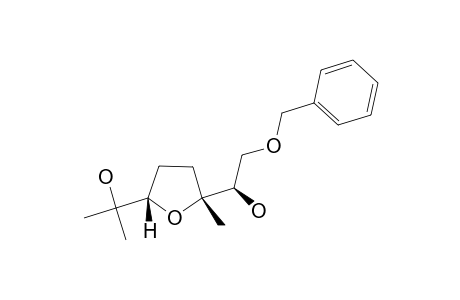 2-[5-(2-BENZYLOXY-1-HYDROXYETHYL)-5-METHYL-TETRAHYDROFURAN-2-YL]-PROPAN-2-OL