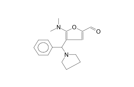 4-(1-PYRROLIDINO-1-PHENYLMETHYL)-5-(N,N-DIMETHYLAMINO)-2-FURANCARBALDEHYDE