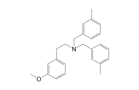 2-(3-Methoxyphenyl)-N,N-bis(3-methylbenzyl)ethan-1-amine