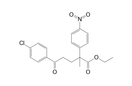 5-(4-Chlorophenyl)-2-methyl-2-(4-nitrophenyl)-5-oxopentanoic acid ethyl ester