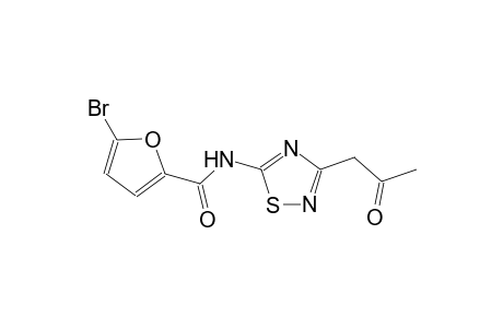 5-bromo-N-[3-(2-oxopropyl)-1,2,4-thiadiazol-5-yl]-2-furamide