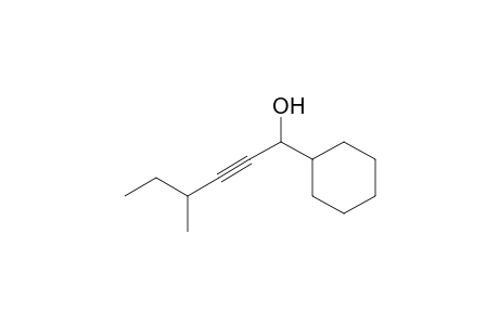 1-Cyclohexyl-4-methyl-2-hexyn-1-ol