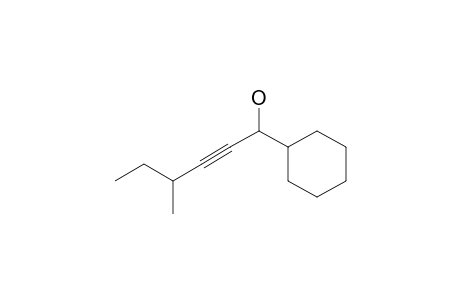 1-Cyclohexyl-4-methyl-2-hexyn-1-ol