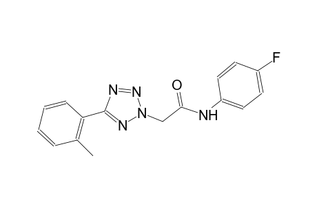 N-(4-Fluoro-phenyl)-2-(5-O-tolyl-tetrazol-2-yl)-acetamide