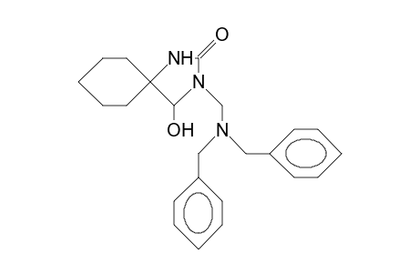 3-(N,N-Dibenzyl-aminomethyl)-4-hydroxy-1,3-diaza-spiro(4.5)decan-2-one