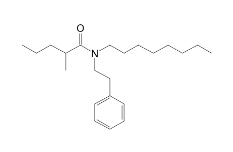 Valeramide, 2-methyl-N-(2-phenylethyl)-N-octyl-