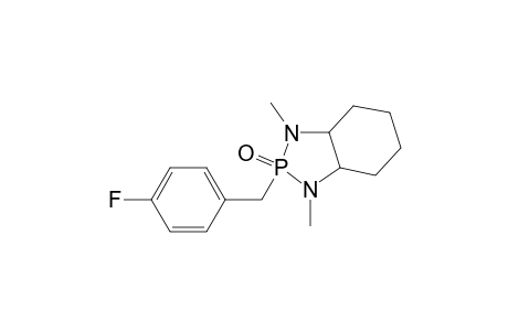 2-(p-Fluorobenzyl)-3a,4,5,6,7,7a-hexahydro-1,3-dimethyl-1,3,2-benzodiazaphosphole-2-oxide