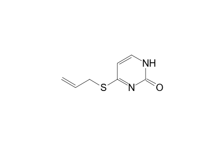 2(1H)-Pyrimidinone, 4-(2-propenylthio)-