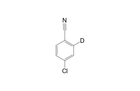 2-Deutero-4-chlorobenzonitrile
