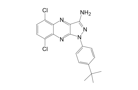 1-(4-tert-Butyl-phenyl)-5,8-dichloro-1H-pyrazolo[3,4-b]quinoxalin-3-ylamine