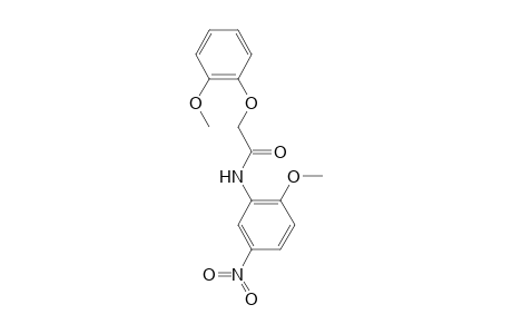 Acetamide, N-(2-methoxy-5-nitrophenyl)-2-(2-methoxyphenoxy)-