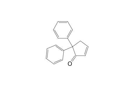 2-Cyclopenten-1-one, 5,5-diphenyl-