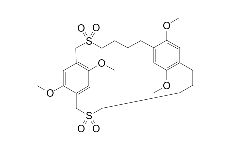 8,11,20,23-Tetramethoxy-2,17-dithia[6.6]paracyclophan-2,2,17,17-tetraoxide