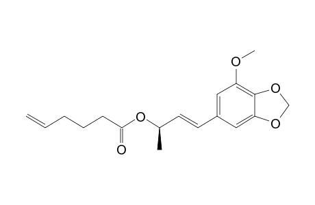(R)-(+)-Hex-5-enoic acid 3-(7-Methoxybenzo[1,3]dioxol-5-yl)-1-methylallyl ester