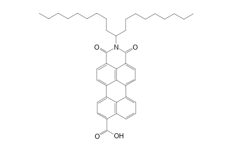 N-(1'-Nonyldecyl)perylene-3,4,9-tricarboxylic acid - 3,4-Imide