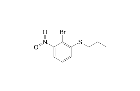 2-Bromanyl-1-nitro-3-propylsulfanyl-benzene